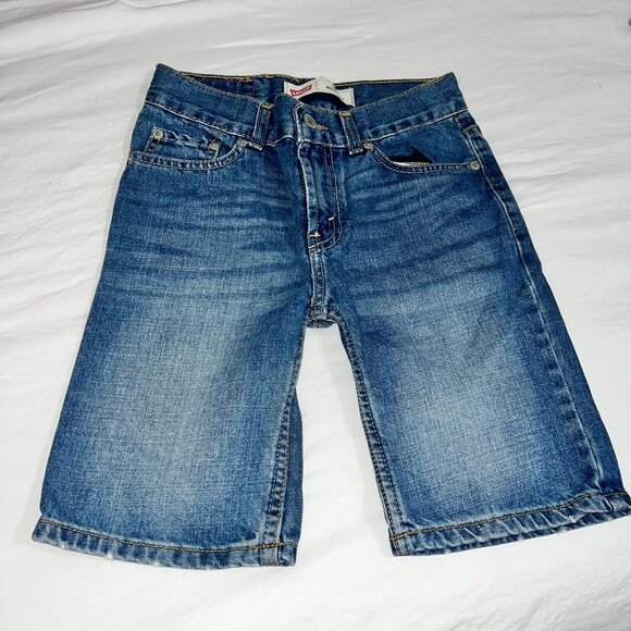 Levis 505 Regular boys denim shorts reg 8/ 24 W - Picture 1 of 5